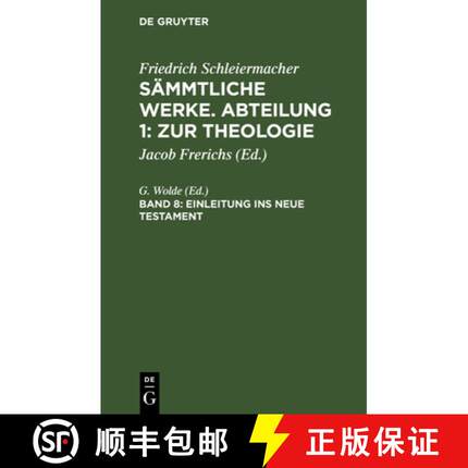【3-4周达】Einleitung ins neue Testament [9783112630396]
