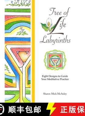 【3-4周达】Tree of Life Labyrinths: Eight Designs to Guide Your Meditative Practice [9781716530739]