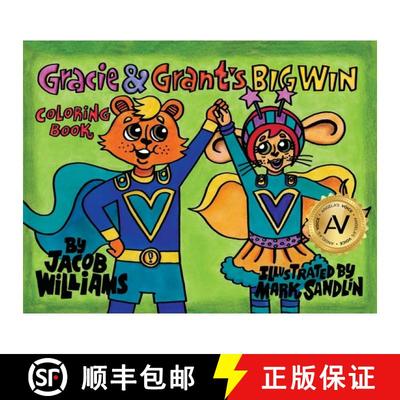 【3-4周达】Gracie & Grant's Big Win Coloring Book [9781610059978]
