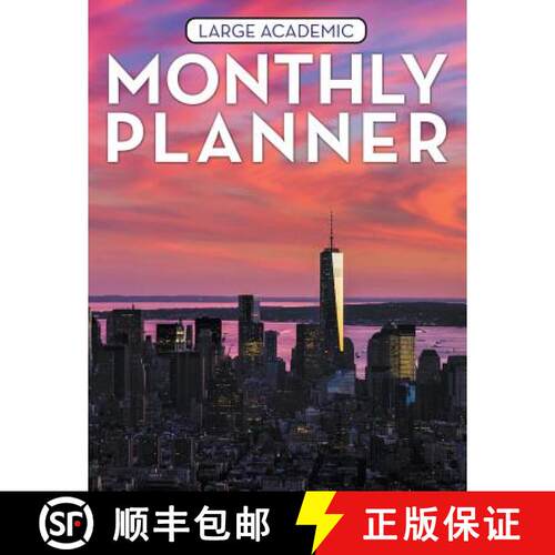 【3-4周达】Large Academic Monthly Planner [9781681451671]