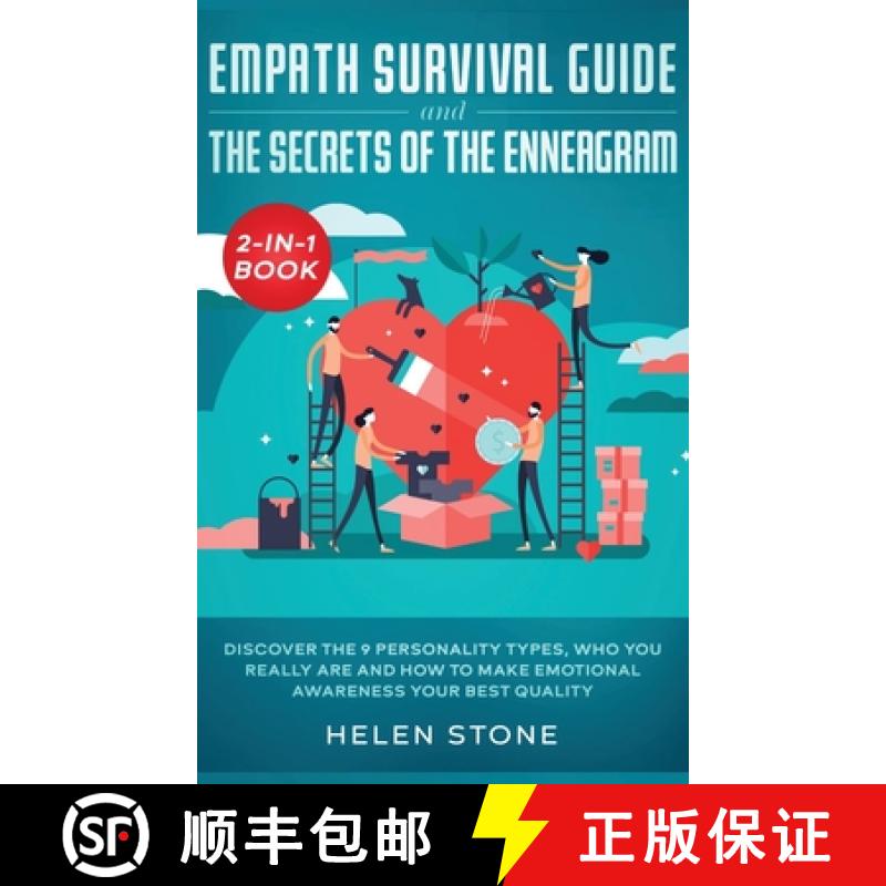 【3-4周达】Empath Survival Guide and The Secrets of The Enneagram 2-in-1 Book: Discover The 9 Persona... [9781648660511]