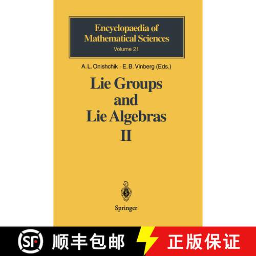【3-4周达】精装 Lie Groups and Lie Algebras II : Discrete Subgroups of Lie Groups and Cohomologies of... [9783540505853]