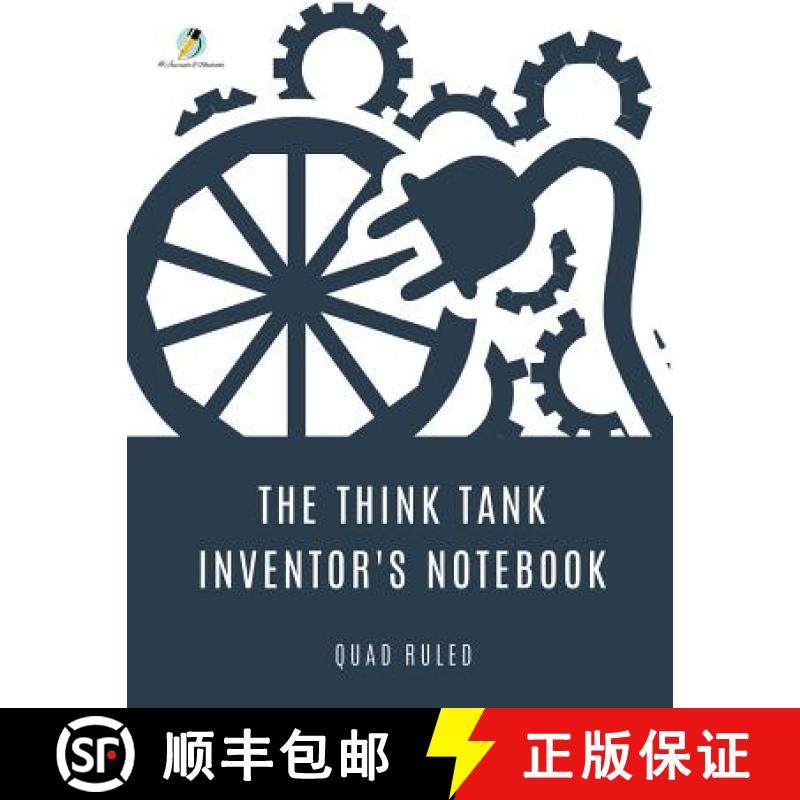 【3-4周达】The Think Tank Inventor's Notebook Quad Ruled [9781541966314]