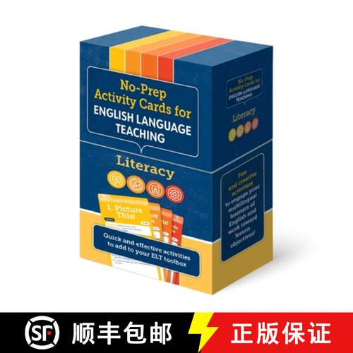 【3-4周达】No-Prep Activity Cards for English Language Teaching: Literacy [9781953745293]