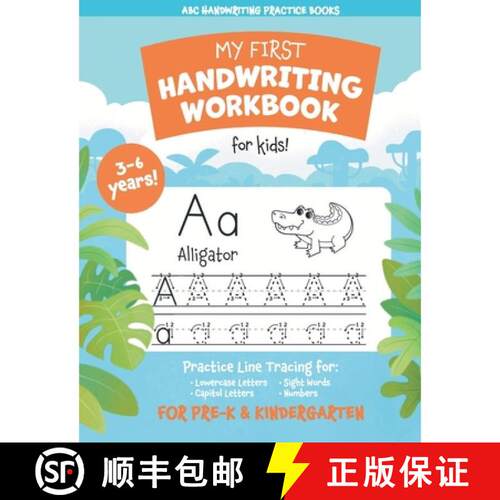【3-4周达】My First Handwriting Workbook for Kids! [9781923762107]