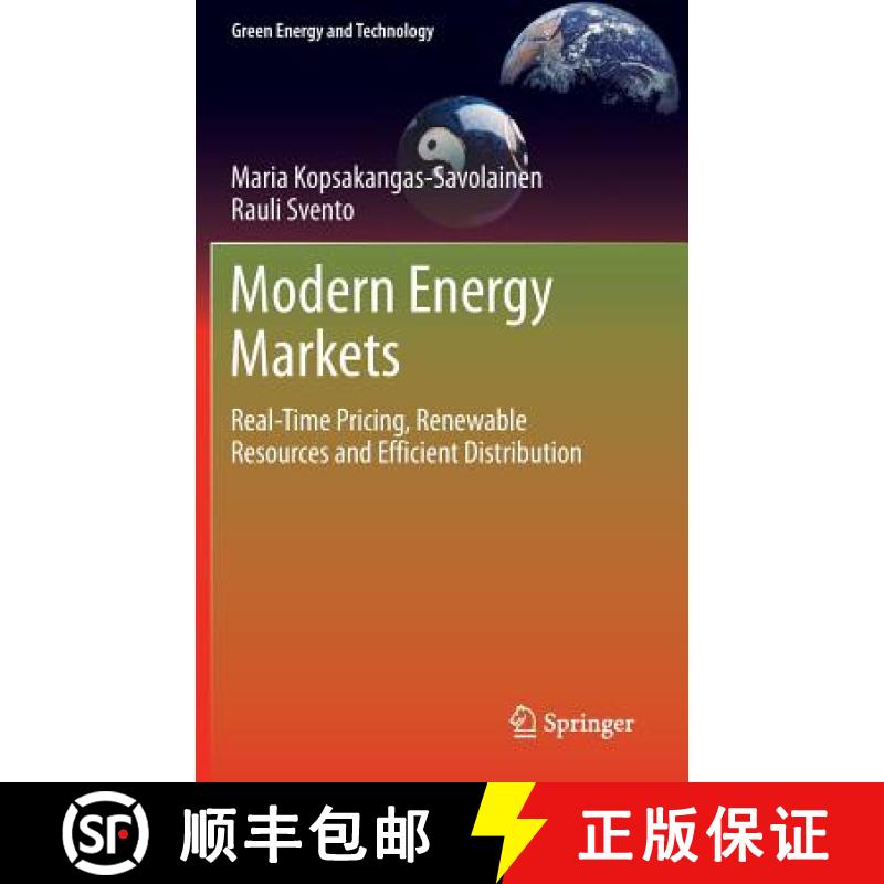 【3-4周达】Modern Energy Markets : Real-Time Pricing, Renewable Resources and Efficient Distribution [9781447129714]