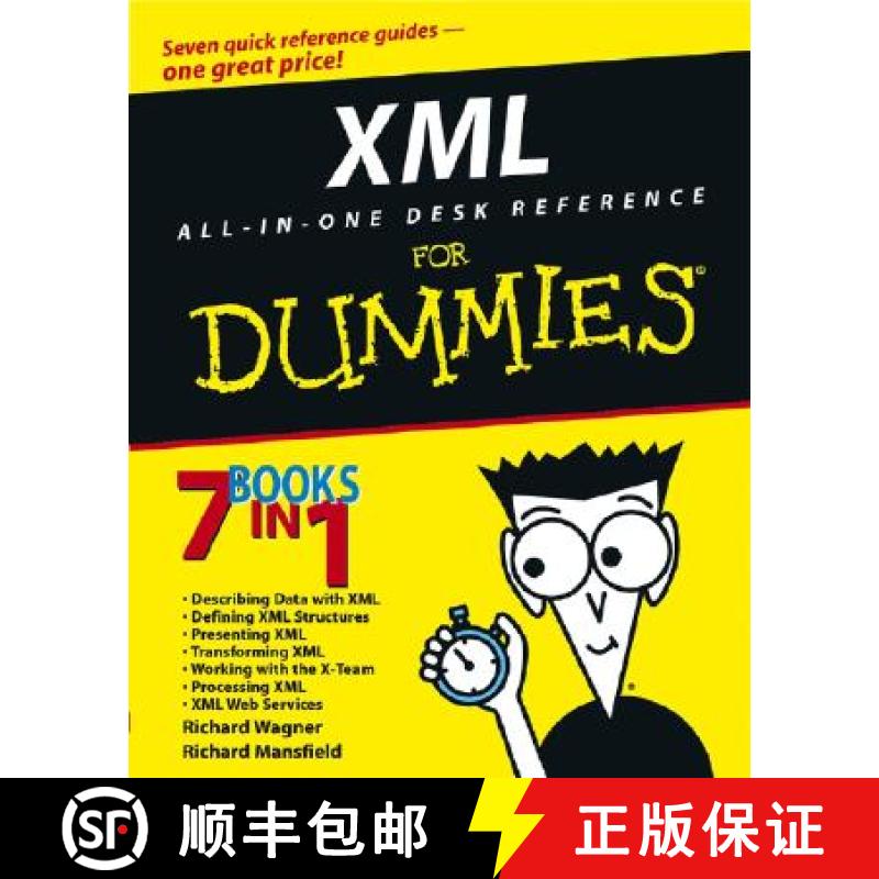 【3-4周达】Xml All-In-One Desk Reference For Dummies [Wiley计算机] [9780764516535]