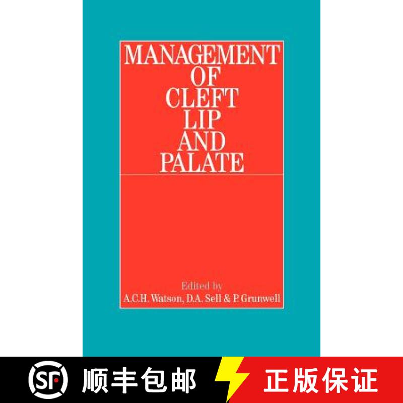 【3-4周达】Management Of Cleft Lip And Palate [Wiley公共健康] [9781861561589]