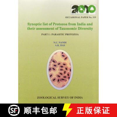 预订 Synoptic List of Protozoa from India and their Assessment of Taxonomic Diversity [9788181712608]