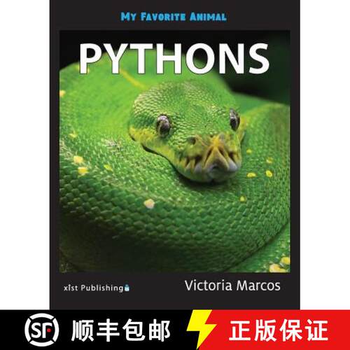 【3-4周达】My Favorite Animal: Pythons [9781532406010]