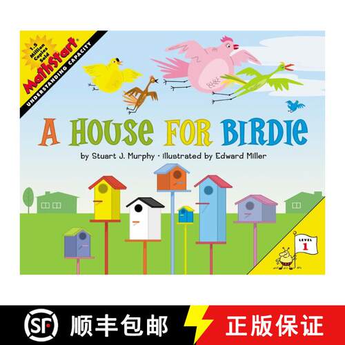 【3-4周达】A House for Birdie: MathStart Level 1: Understanding Capacity [9780060523534]