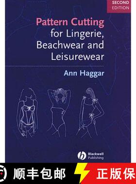 【3-4周达】Pattern Cutting For Lingerie, Beachwear And Leisurewear 2E [Wiley艺术] [9781405118583]