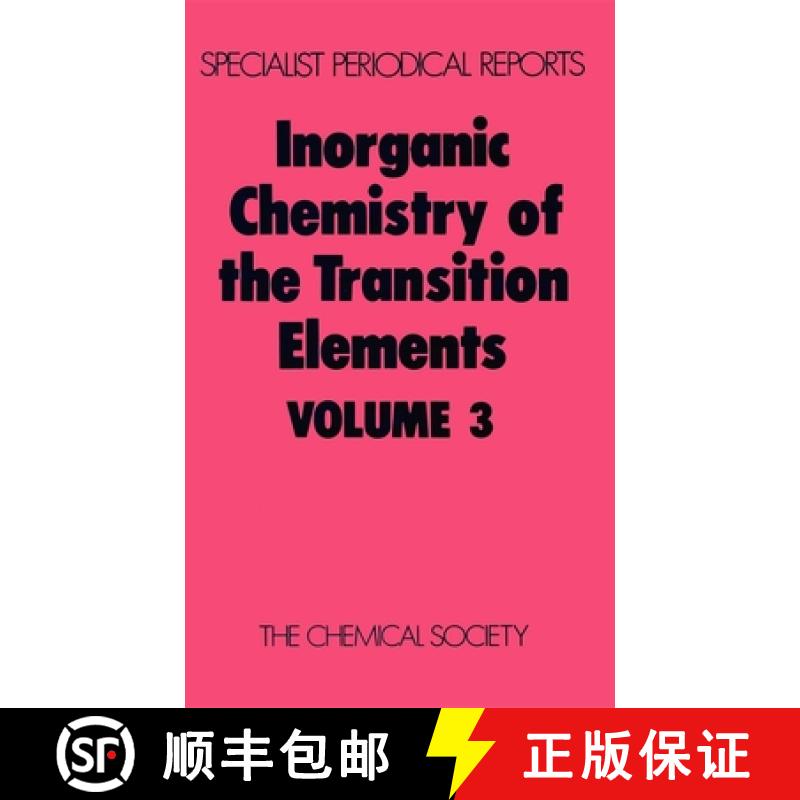 【3-4周达】Inorganic Chemistry of the Transition Elements : Volume 3 [9780851865201]