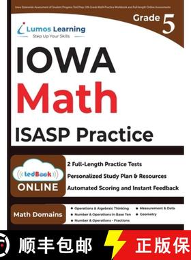 预订 Iowa Statewide Assessment of Student Progress Test Prep: ISASP Study Guide [9781966084020]