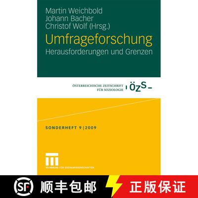 【3-4周达】Umfrageforschung : Herausforderungen und Grenzen [9783531163192]
