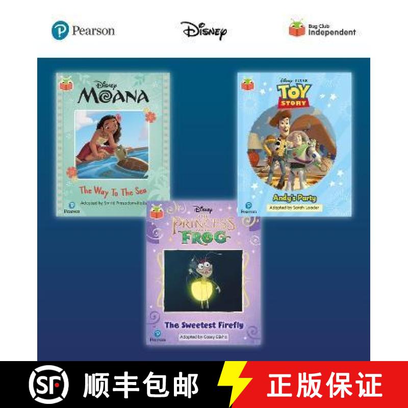【2-3周达】Pearson Bug Club Disney Year 1 Pack E, including decodable phonics readers for phase 5; Mo... [9781292452173]