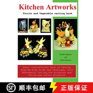 Fruits and 9798330314218 Kitchen book Artworks carving 预订 Vegetable