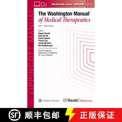 【3-4周达】Washington Manual of Medical Therapeutics [9781975245405]