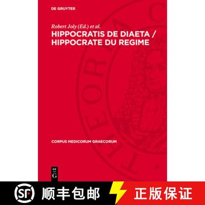 预订 Hippocratis de Diaeta / Hippocrate Du Regime [9783112719800]