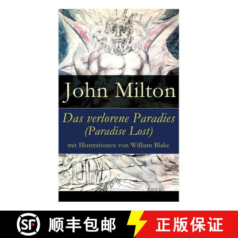 【2-3周达】Das verlorene Paradies (Paradise Lost) mit Illustrationen von William Blake [9788026863397]