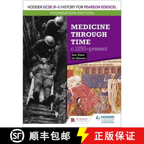 【3-4周达】Hodder GCSE (9–1) History for Pearson Edexcel Foundation Edition: Medicine through time c... [9781510473195]
