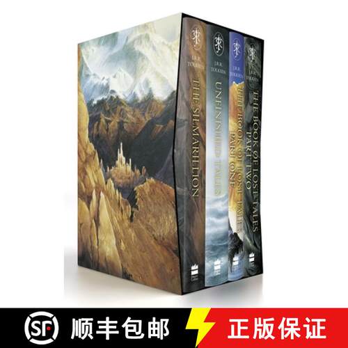 【3-4周达】History of Middle-earth (Boxed Set 1): The Silmarillion, Unfinished Tales, the Book of Los... [9780008663162] - 封面