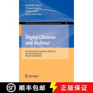 Archives Bari 8th and Digital Italy 2012 Italian ... Conference Libraries IRCDL 4周达 9783642358333 Research