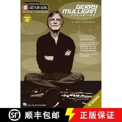 【3-4周达】Gerry Mulligan: Jazz Play-Along Volume 42 [9780634089602]
