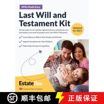 【3-4周达】Last Will and Testament Kit [9781913889173]