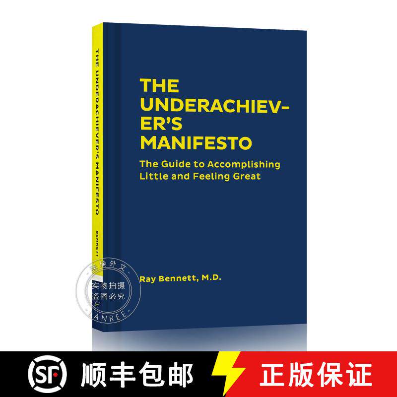 现货 精装 及格家宣言 The Underachiever's Manifesto: The Guide to Accomplishing Little and Feeling Great [9781452184630]图片