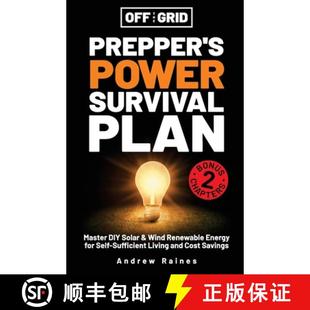 Grid Renewable Wind Plan DIY Master Solar Power the for 9781763525856 Survival Off Preppers Energy 4周达 Se...