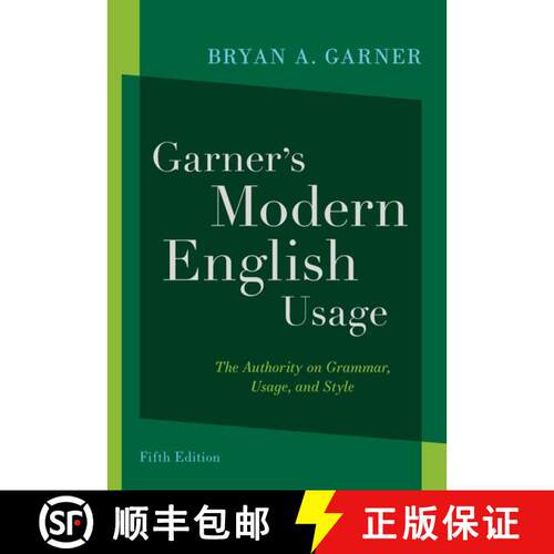 【3-4周达】精装 Garner's Modern English Usage [9780197599020]