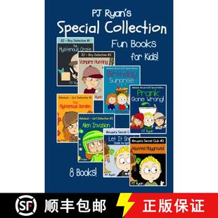 【3-4周达】A PJ Ryan Special Collection: 8 Fun Short Stories For Kids Who Like Mysteries and Pranks! [9780615936666]