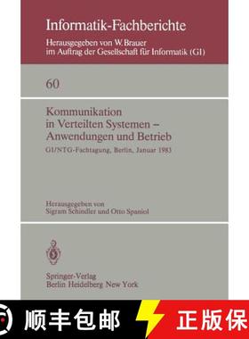 【3-4周达】Kommunikation in Verteilten Systemen -- Anwendungen Und Betrieb: Gi/Ntg -- Fachtagung, Ber... [9783540119821]