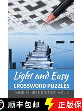 【3-4周达】Light and Easy Crossword Puzzles: Mind Mixers Edition Vol 6 [9781682802007]