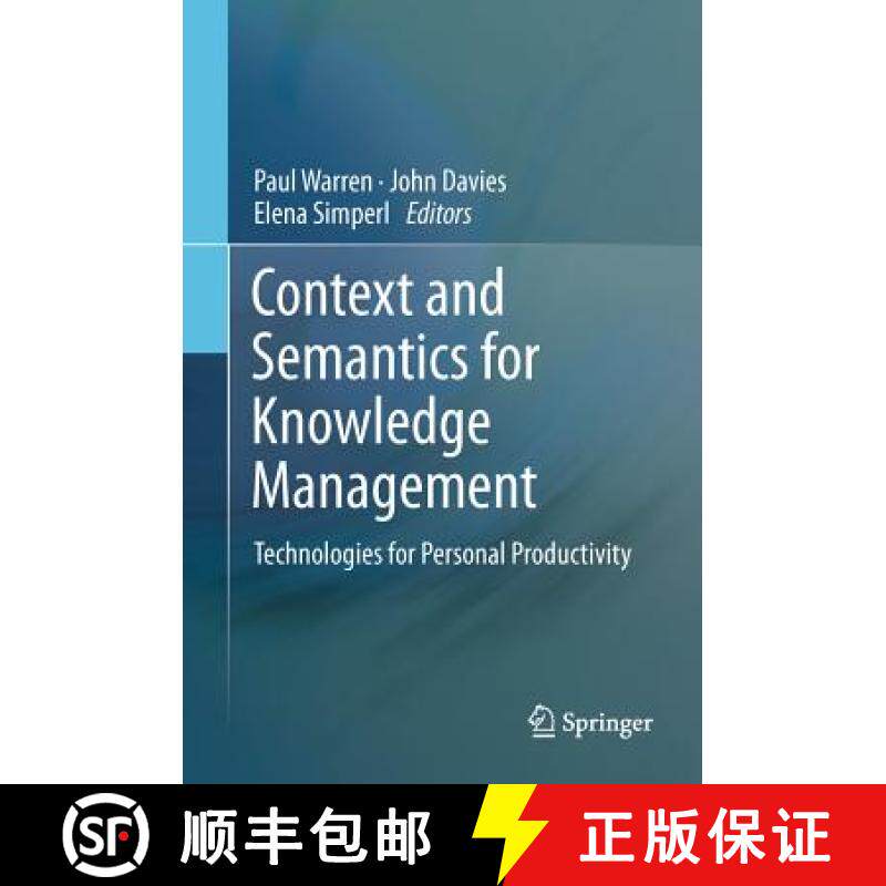 【3-4周达】Context and Semantics for Knowledge Management [9783642195099]