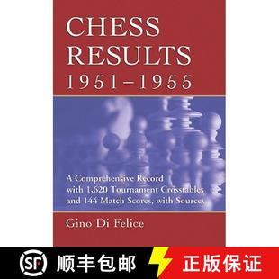 Results 14... 1955 and 1951 Record Comprehensive 3周达 Chess 9780786448012 with Tournament 620 Crosstables