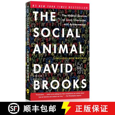 现货 社会动物 美版 The Social Animal: The Hidden Sources of Love, Character, and Achievement [9780812979374]
