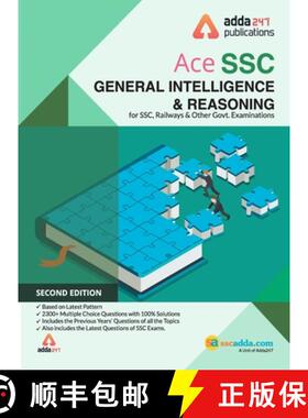 【3-4周达】SSC Reasoning Book for SSC CGL, CHSL, CPO and Other Govt. Exams (English Printed Edition) [9789388964203]