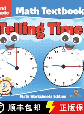 预订 2nd Grade Math Textbook: Telling Time | Math Worksheets Edition [9798869452955]