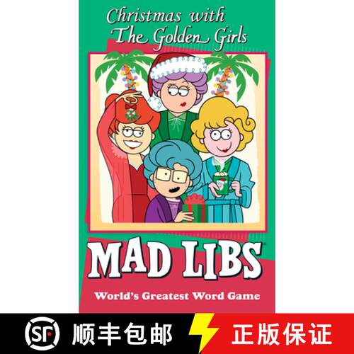 【3-4周达】Christmas with the Golden Girls Mad Libs: World's Greatest Word Game [9781524793371]