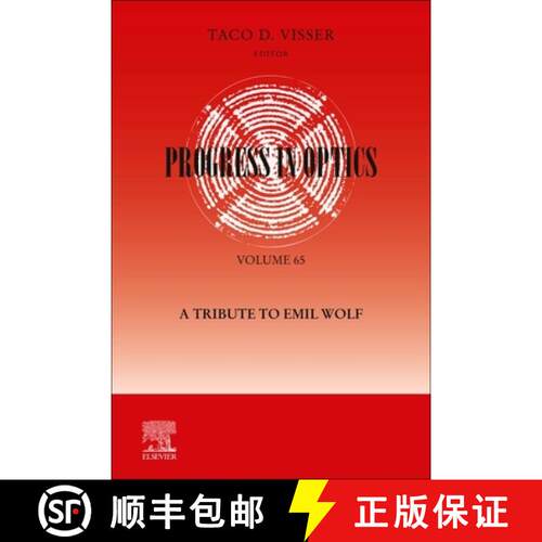 【3-4周达】精装 Progress in Optics: A Tribute to Emil Wolf, Volume 65: A Tribute to Emil Wolf [9780128188842]