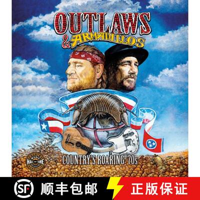 【3-4周达】Outlaws & Armadillos – Country`s Roaring `70s [9780915608324]