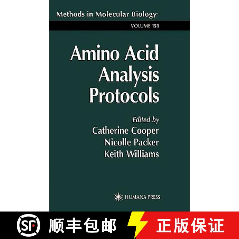 【3-4周达】Amino Acid Analysis Protocols [9780896036567]