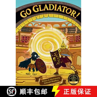 【3-4周达】精装 A Courageous, Clever Crow: Go Gladiator! [9781068356438]
