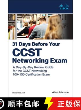 【3-4周达】31 Days Before your Cisco Certified Support Technician (CCST) Networking 100-150 Exam: A D... [9780138222918]