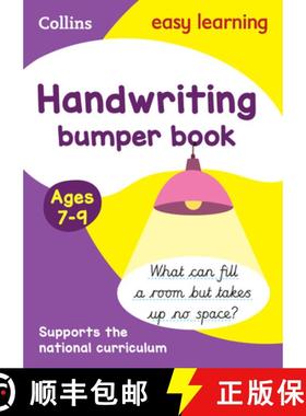 【3-4周达】Handwriting Bumper Book Ages 7-9: Prepare for School with Easy Home Learning [9780008151447]