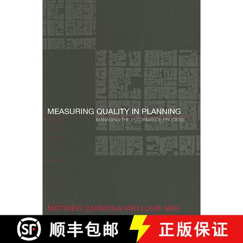 【3-4周达】Measuring Quality in Planning: Managing the Performance Process [9780415315241]