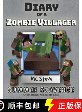 【3-4周达】Diary of a Minecraft Zombie Villager: Book 3 - Summer Scavenge [9781946525383]