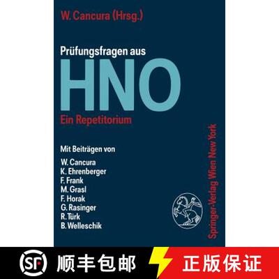 【3-4周达】Prüfungsfragen aus HNO : Ein Repetitorium [9783211820834]